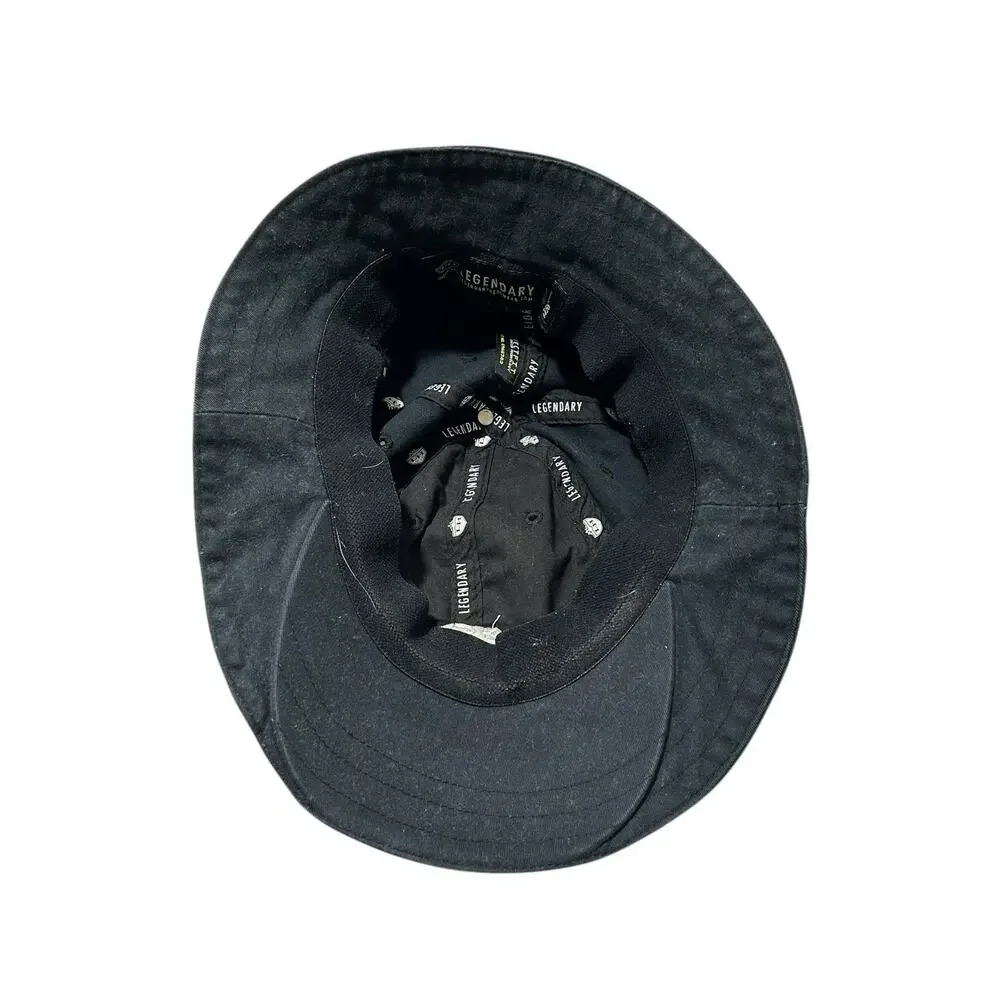 Legendary Bucket Style Black Cap Hat Rio Secco Golf Club Embroidered Rare Vegas